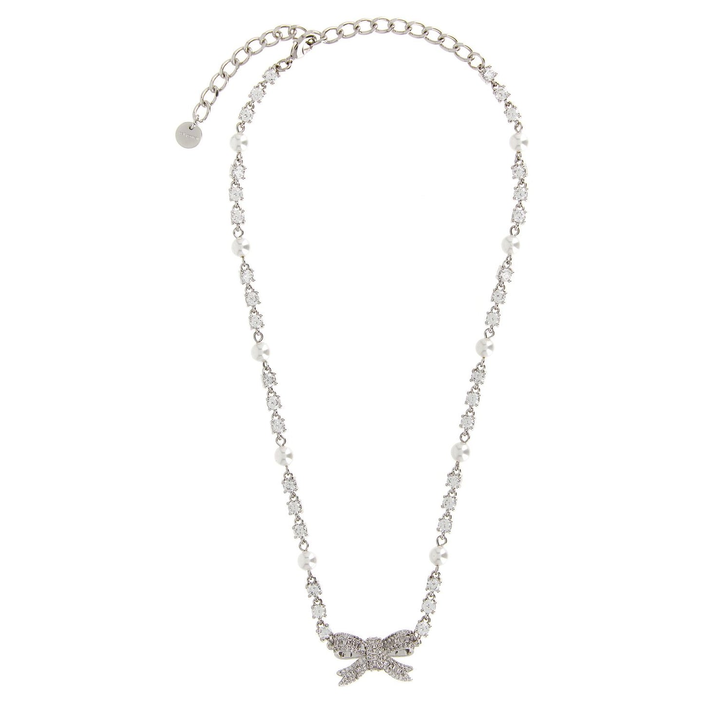 Self-Portrait Silver Brass Necklace