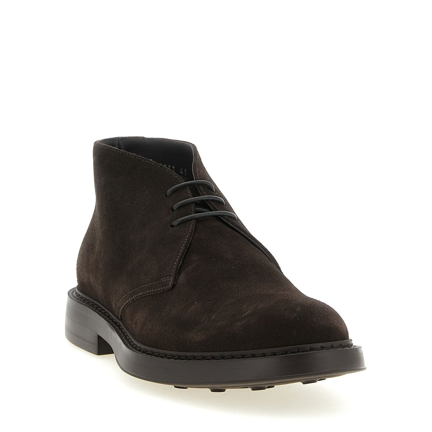 Doucal's Brown Lamb Leather Ankle Boots