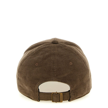 Saint Laurent Brown Cotton Cap (Baseball Hat)