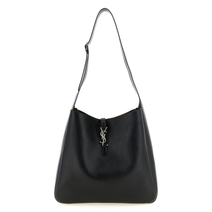 Saint Laurent Black Calfskin Shoulder Bag