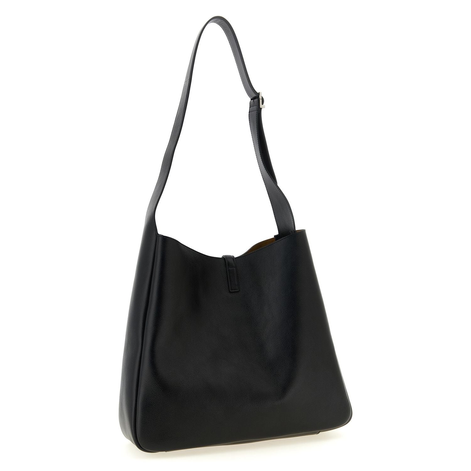 Saint Laurent Black Calfskin Shoulder Bag