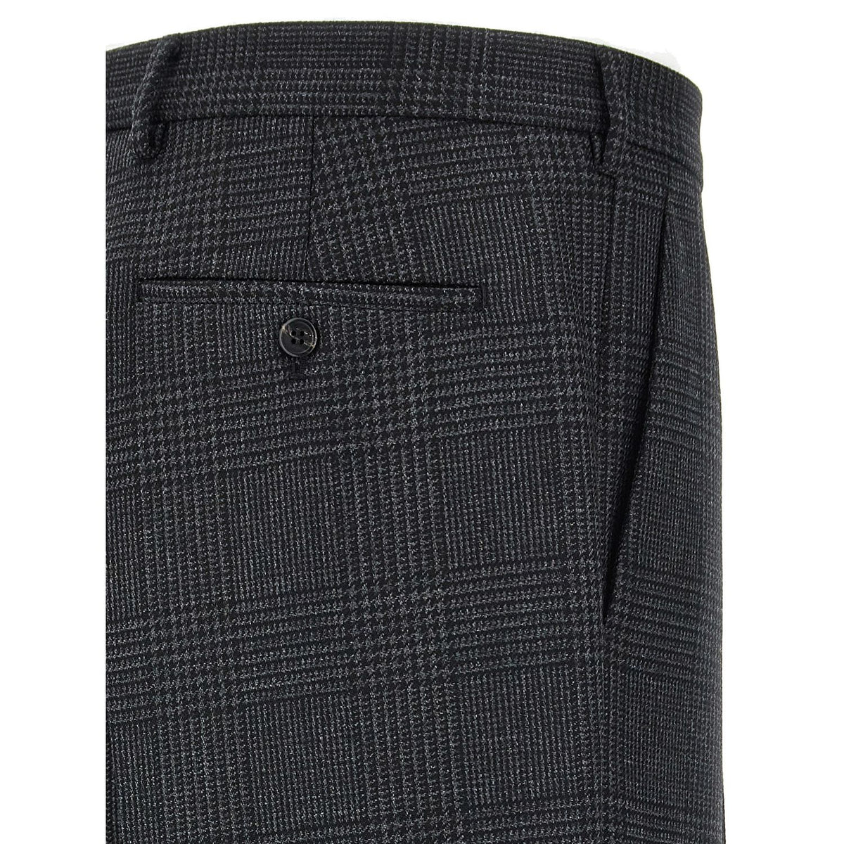 Prada Gray Virgin Wool Dress Pants