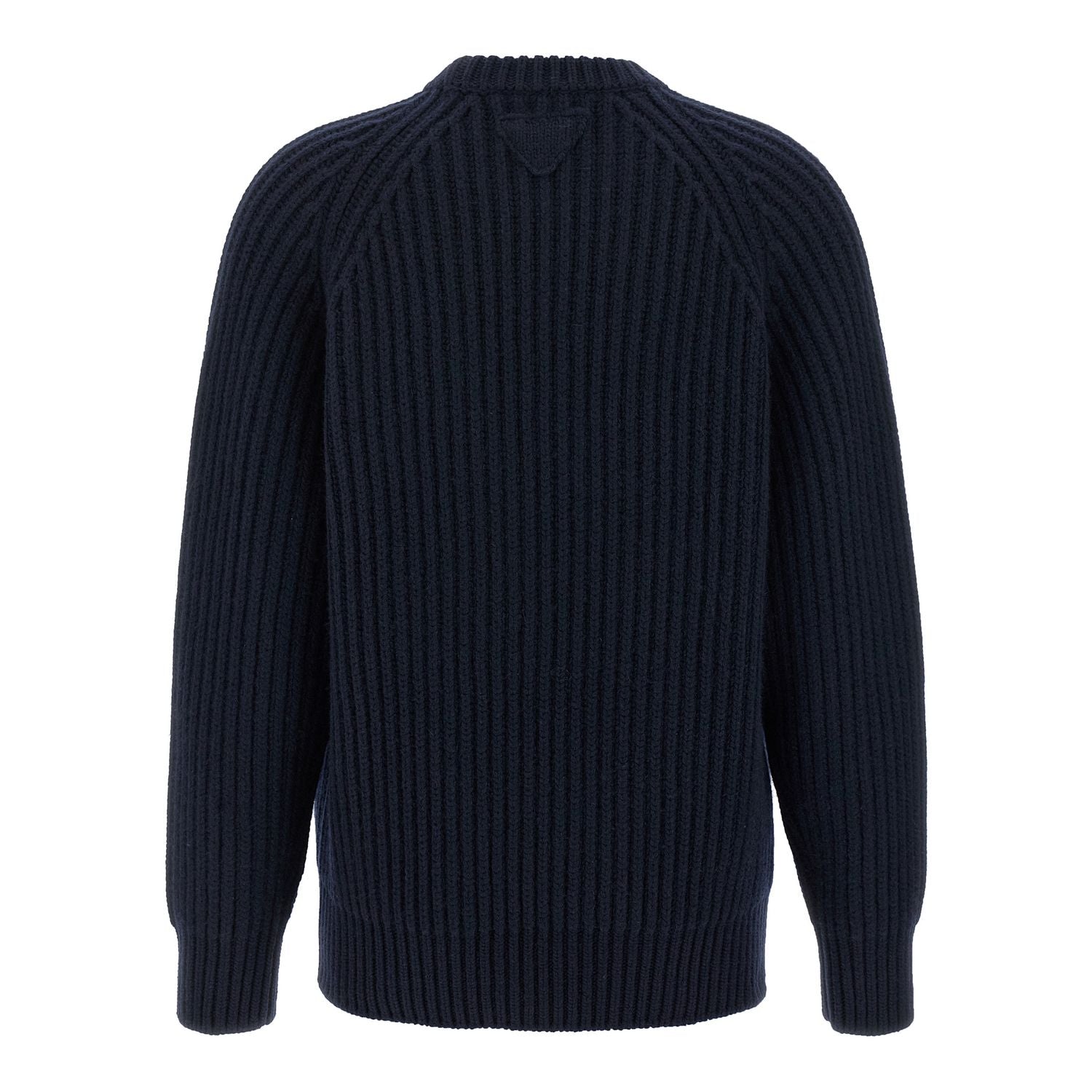 Prada Blue Virgin Wool Cardigan