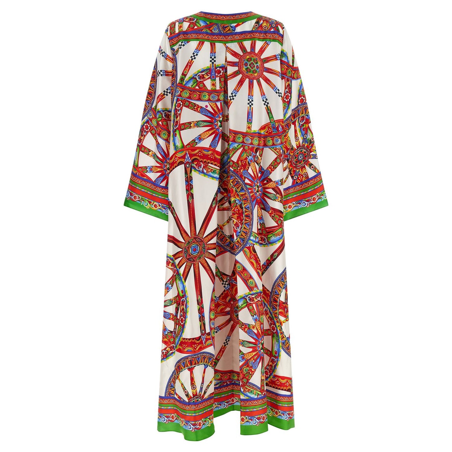 Dolce & Gabbana Multicolor Silk Long Dress