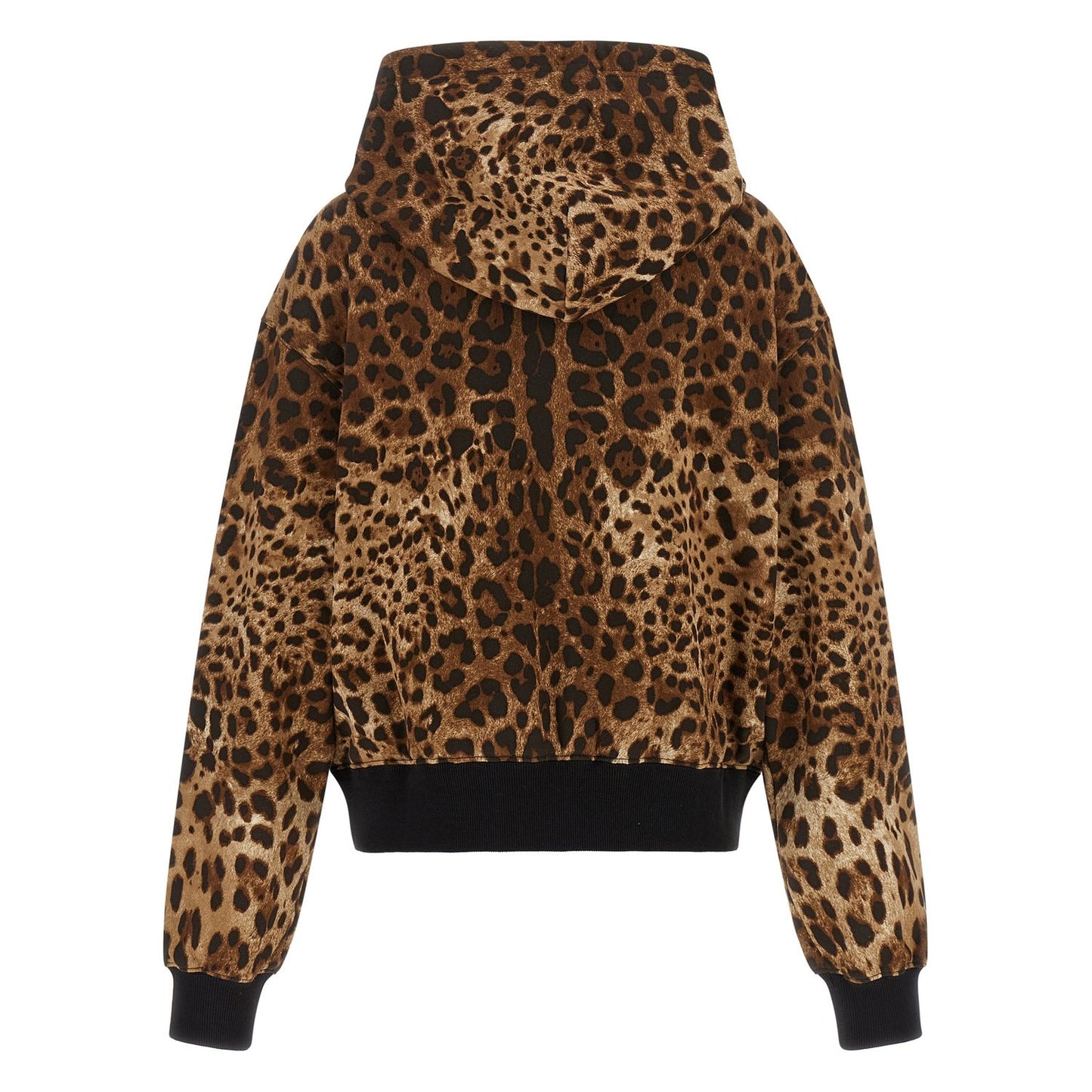 Dolce & Gabbana Brown Cotton Hoodie