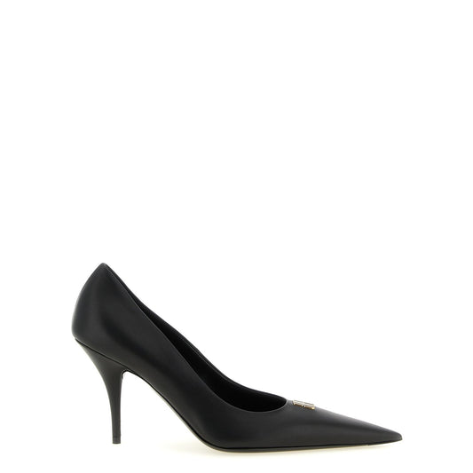 Balenciaga Black Calfskin High Heel Pumps