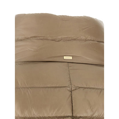 Herno Beige Polyamide Full-Length Jacket