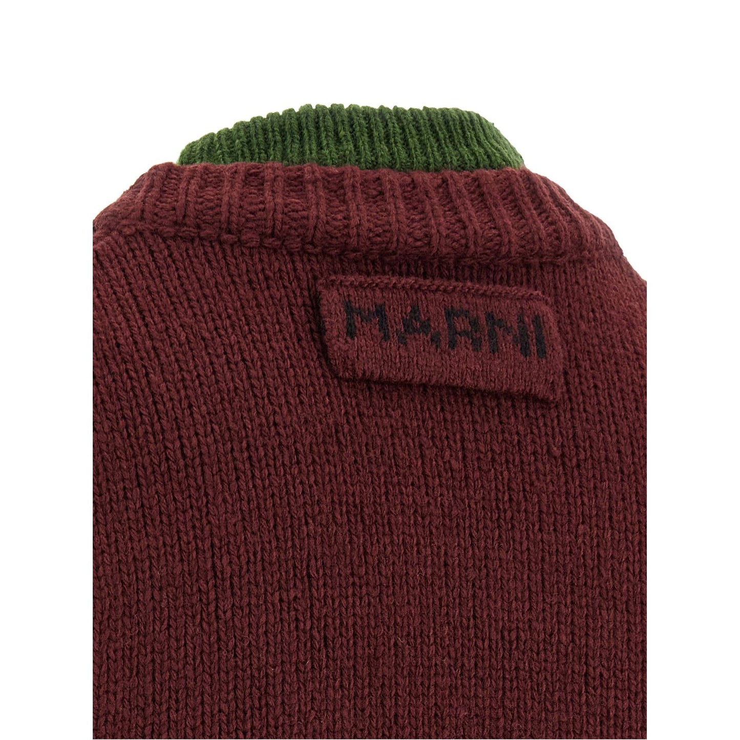 Marni Bordeaux Wool Sleeveless Jacket