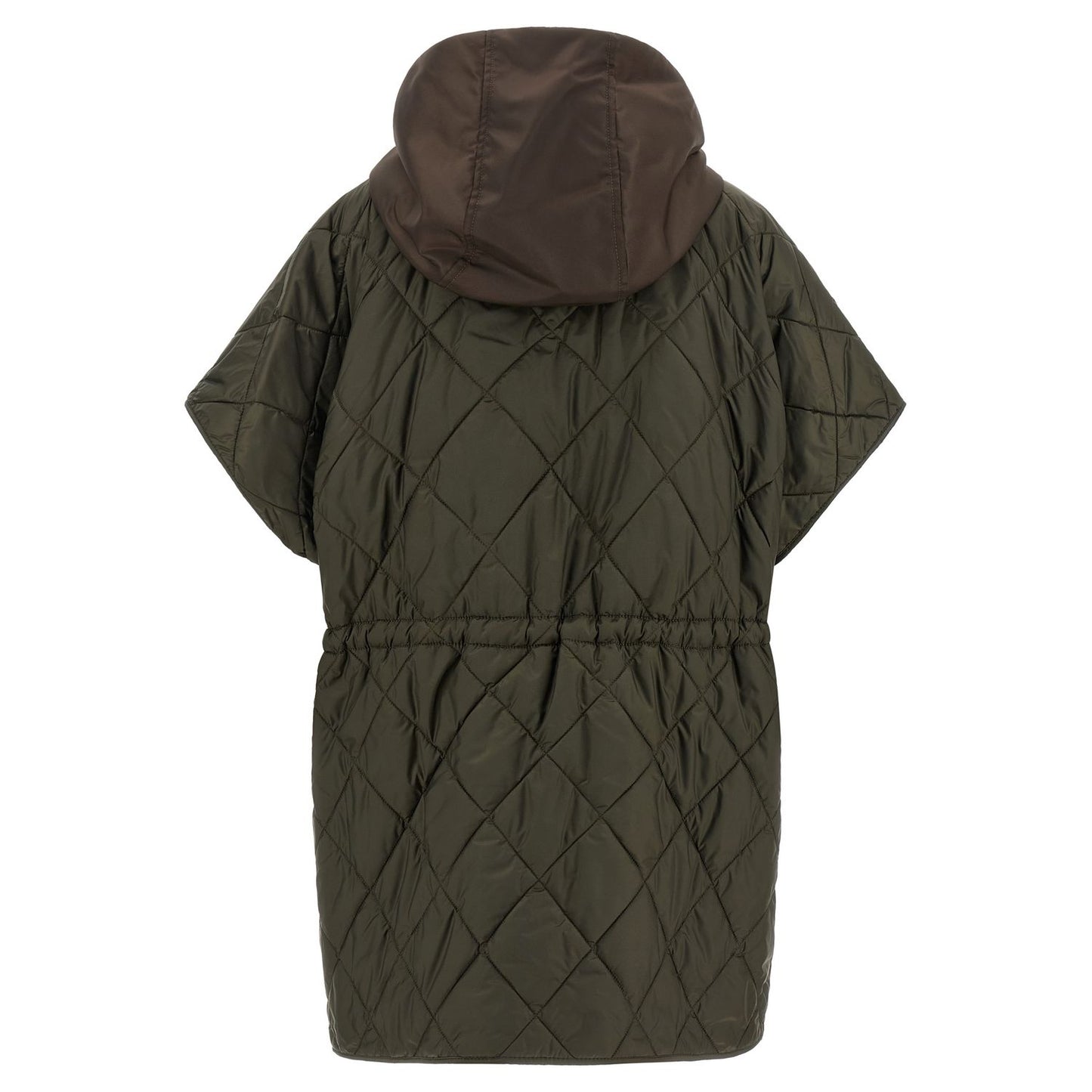Max Mara Brown Polyamide Sleeveless Jacket