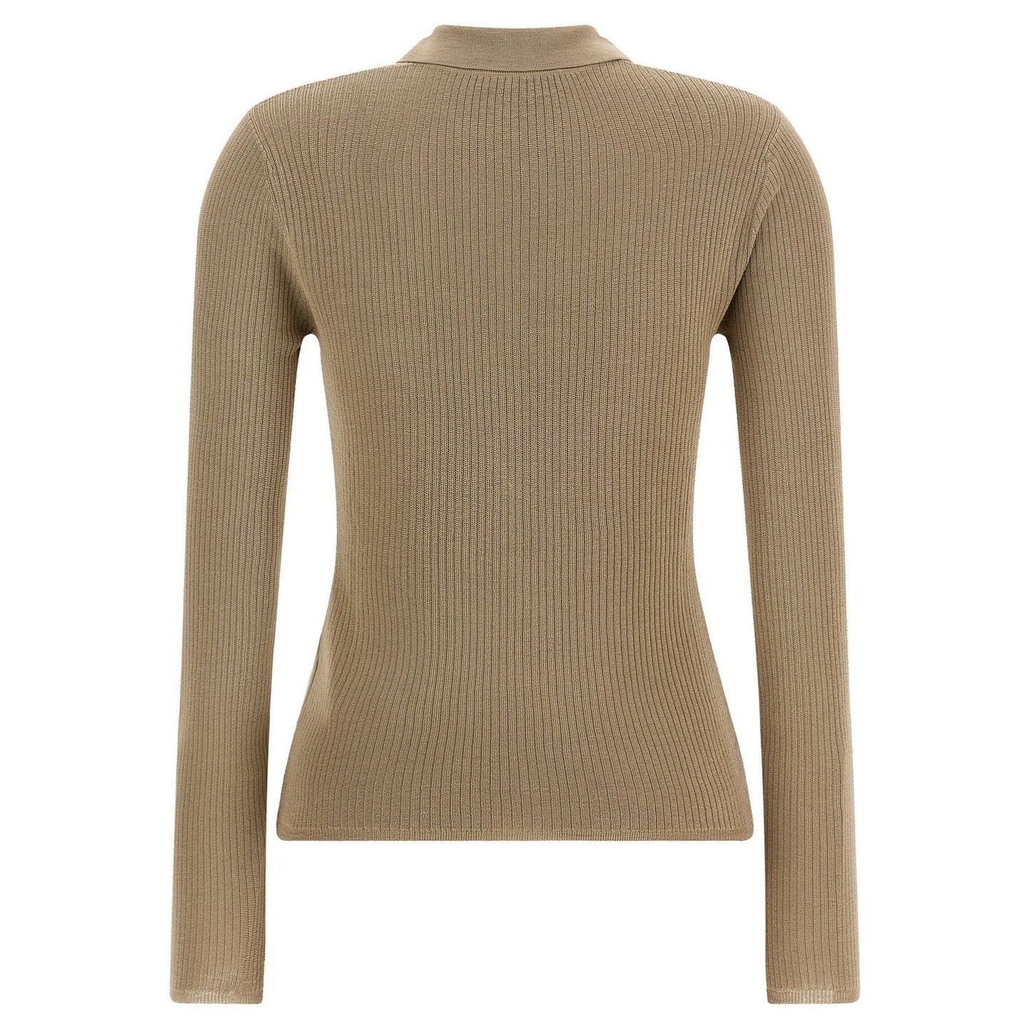 Max Mara Beige Silk Cardigan
