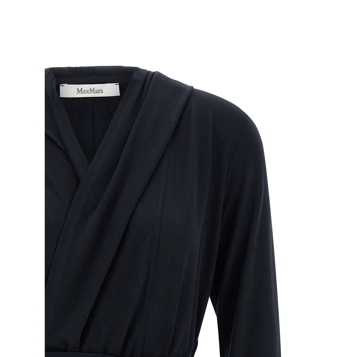Max Mara Blue Lyocell Cardigan