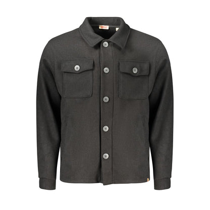 Rifle Black Cotton Mens Shirt