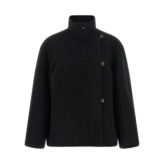 Rohe Black Wool Coat