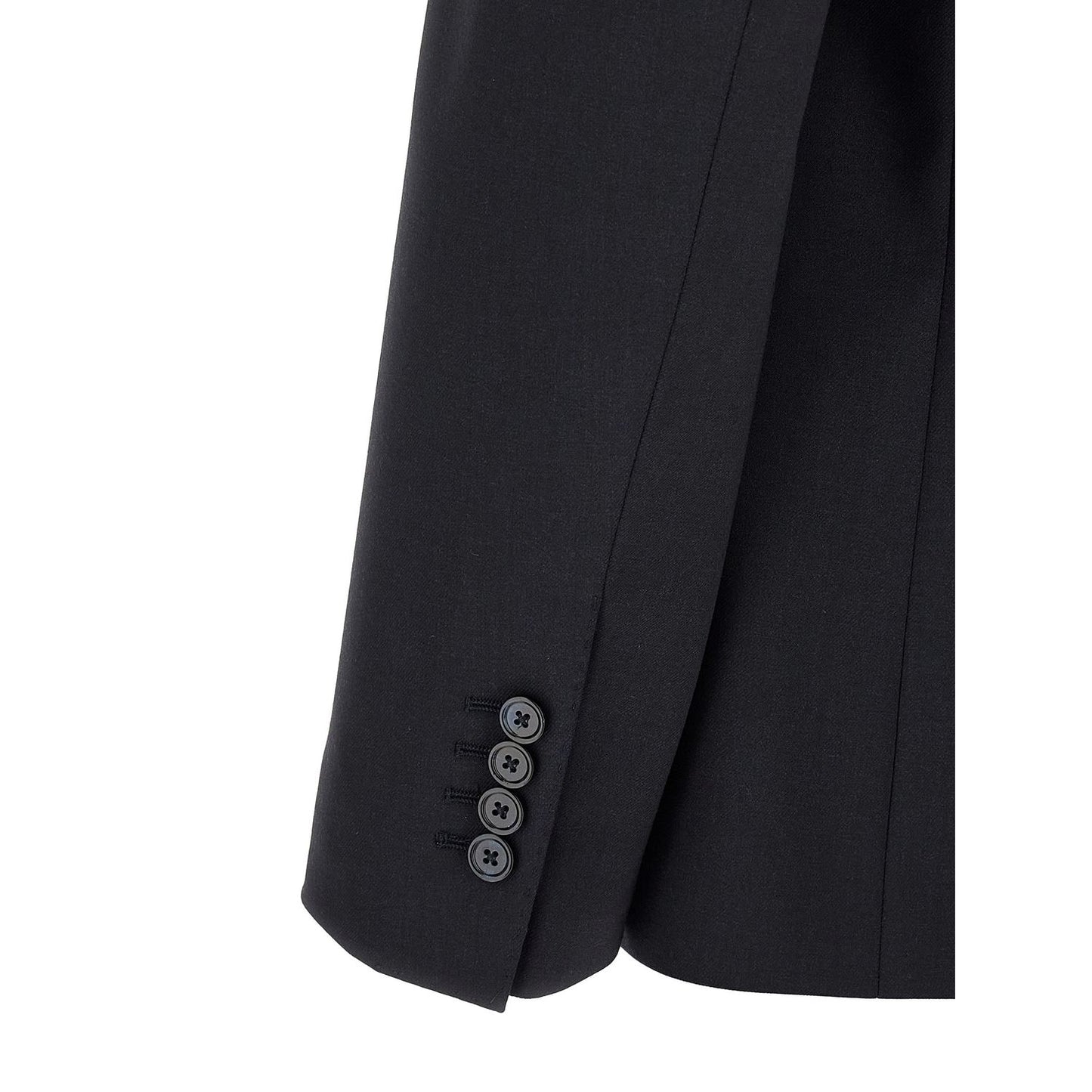 Dolce & Gabbana Blue Virgin Wool Two-Piece Suit