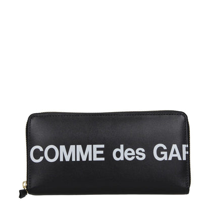 Comme Des Garçons Black Leather Wallet