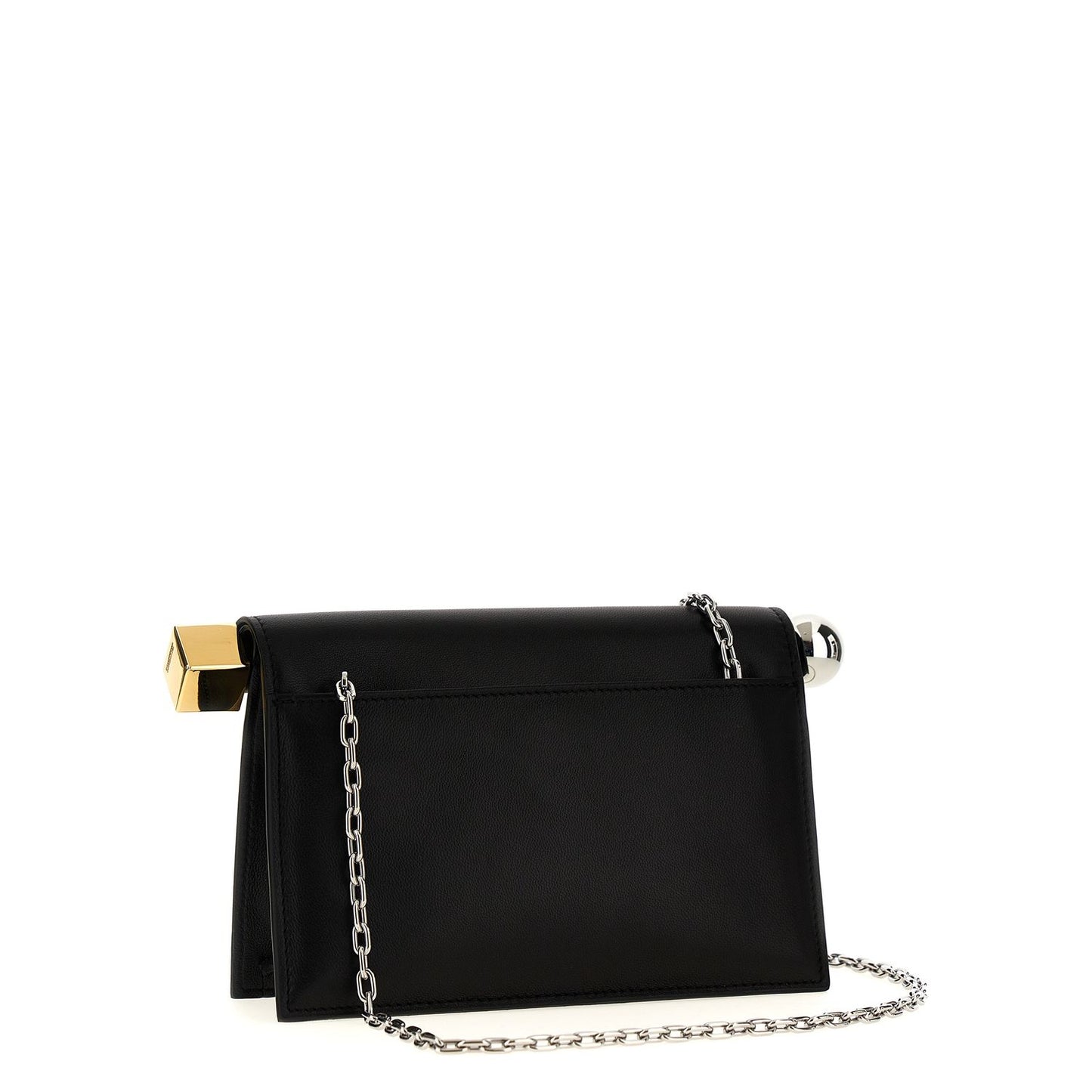 Jacquemus Black Lamb Leather Clutch Bag