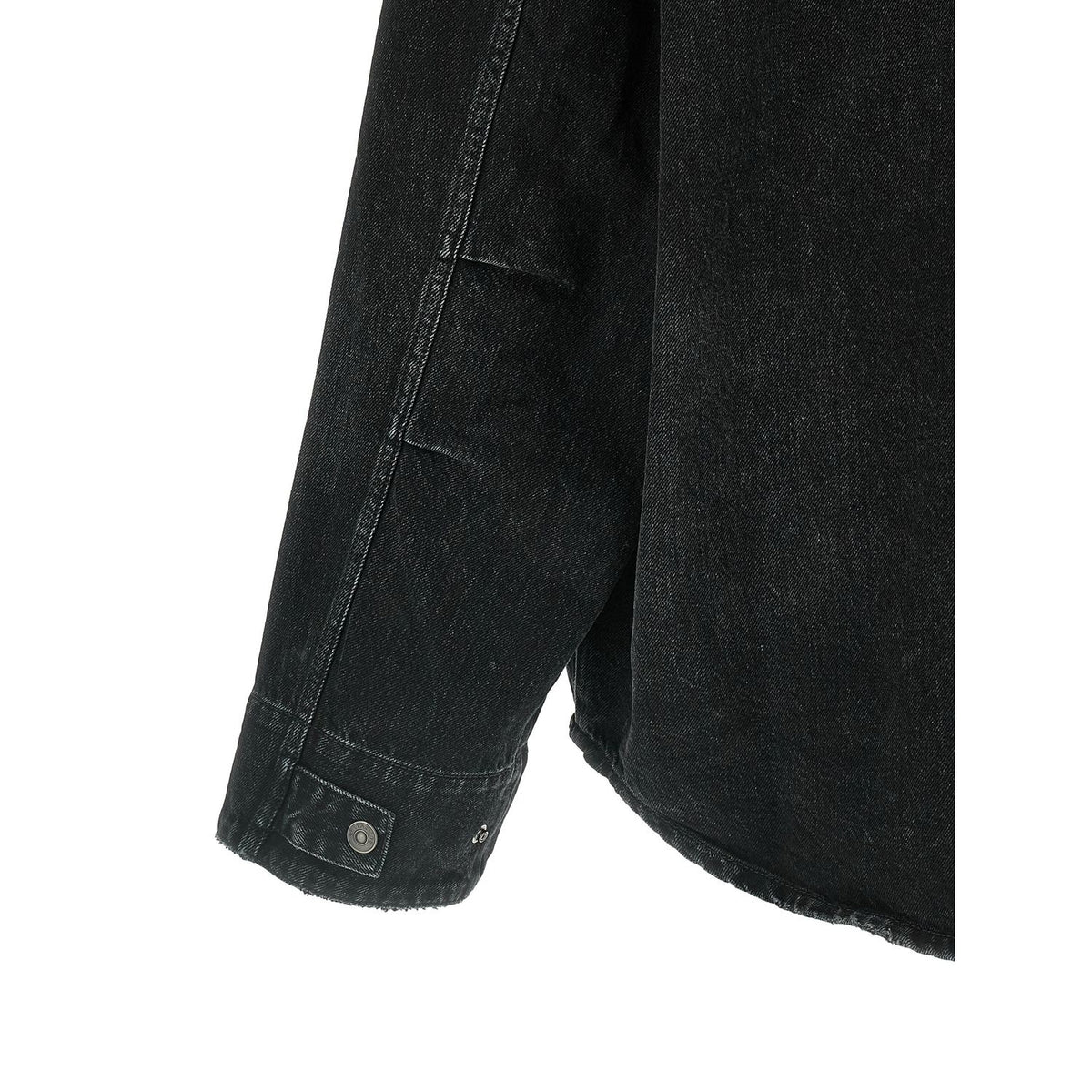 Balenciaga Black Cotton Denim Jacket