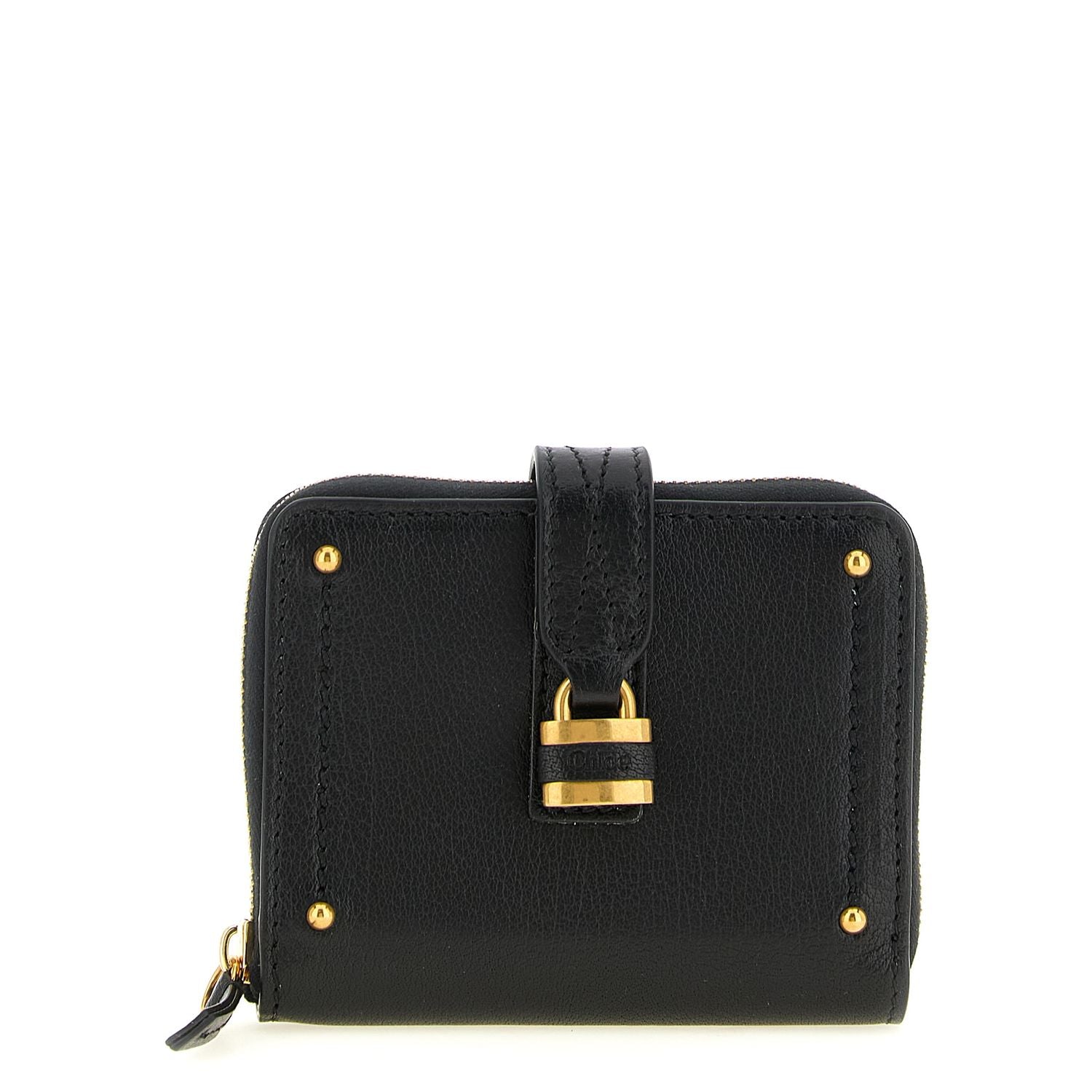 Chloé Black Buffalo Leather Cardholder