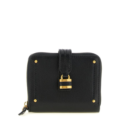 Chloé Black Buffalo Leather Cardholder