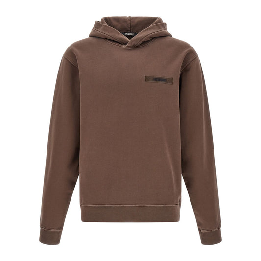 Jacquemus Brown Cotton Sweatshirt