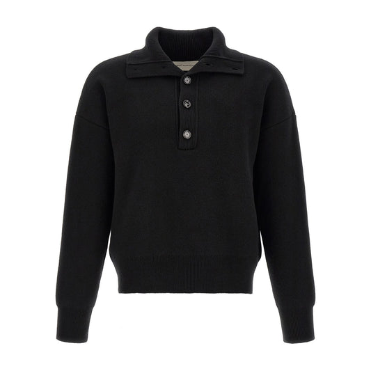 Ami Paris Black Wool Cardigan