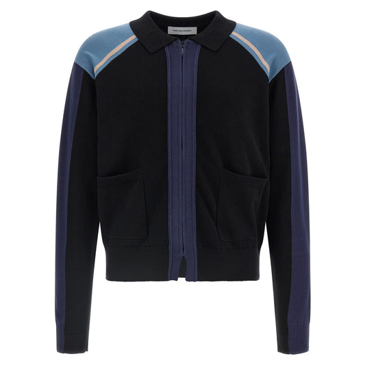 Kiko Kostadinov Blue Cotton Cardigan
