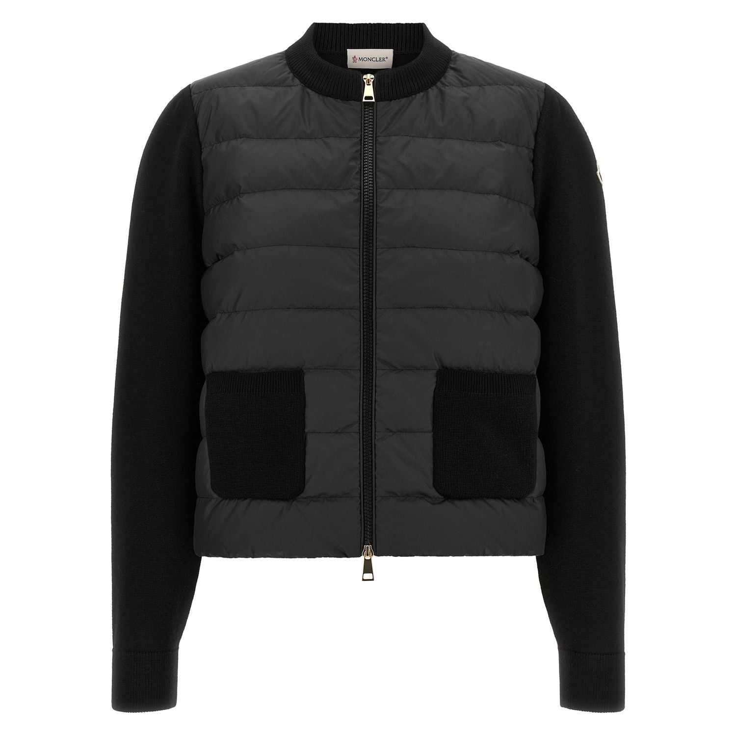 Moncler Black Polyester Cardigan