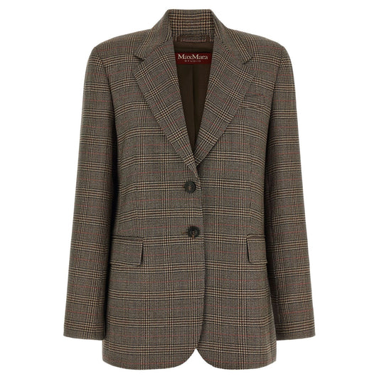 Max Mara Brown Wool Blazer