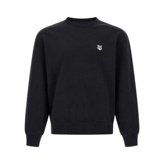 Maison Kitsuné Black Cotton Sweatshirt