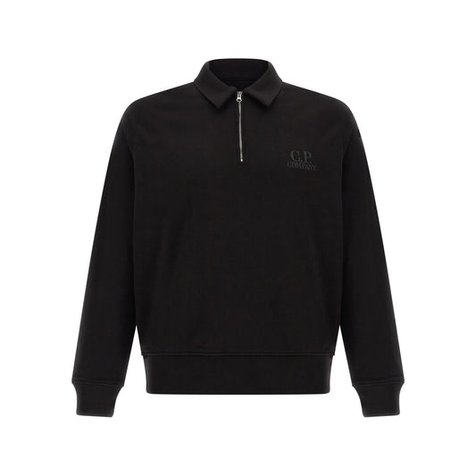 C.P. Company Black Cotton Sweatshirt