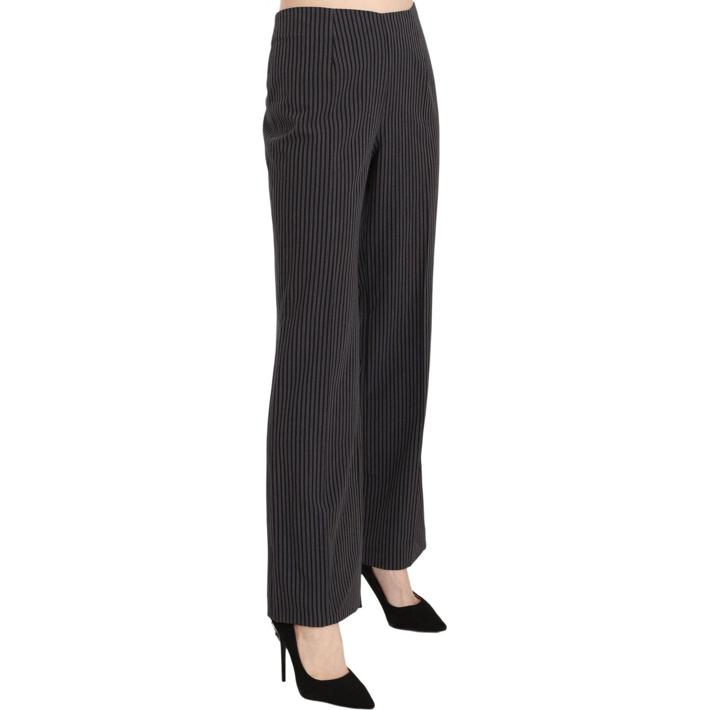 BENCIVENGA Elegant Striped Straight Fit Pants Jeans & Pants BENCIVENGA