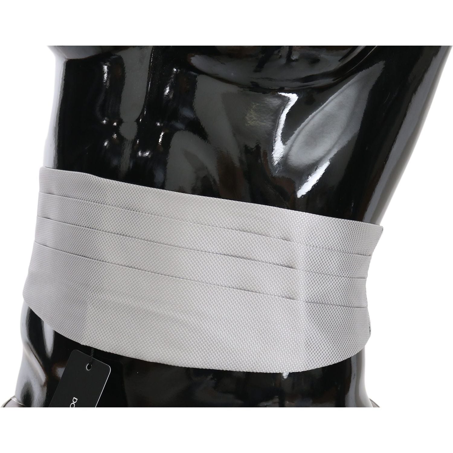 优雅丝绸灰色腰带