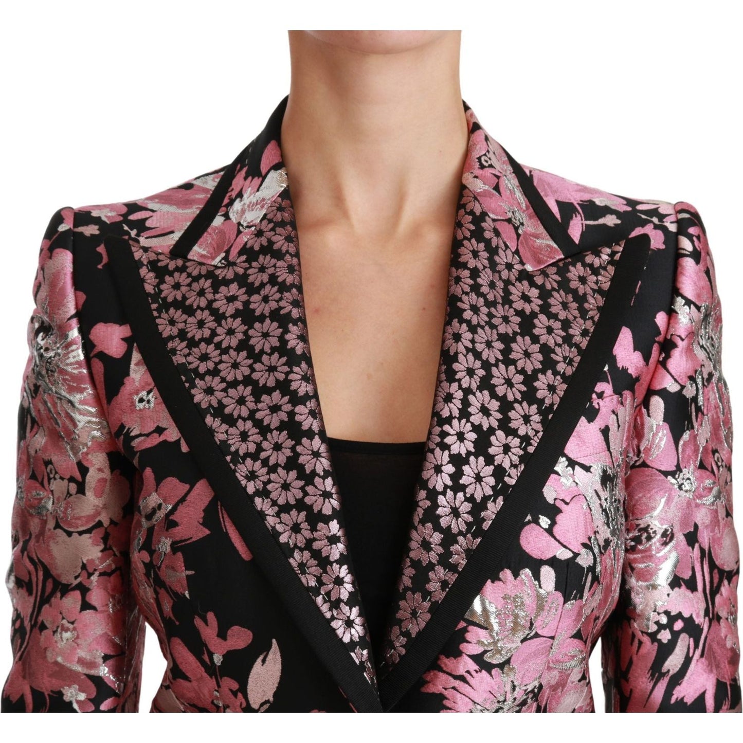 Dolce & Gabbana Elegant Floral Jacquard Blazer Dolce & Gabbana