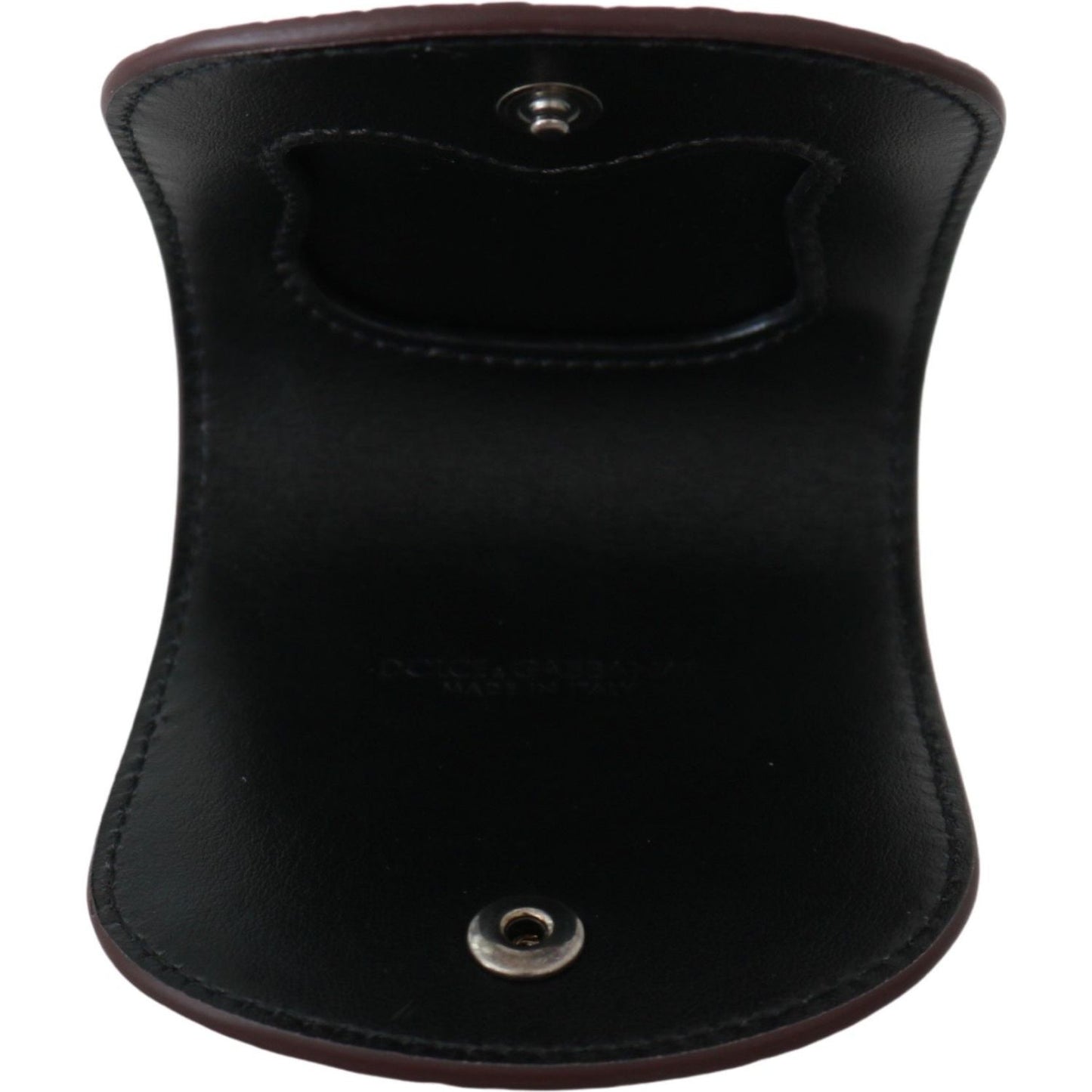 Dolce & Gabbana Brown Exotic Skin Pocket Condom Case Holder