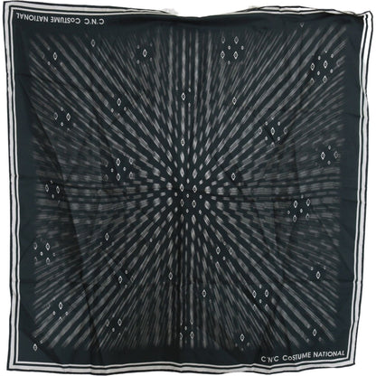 Costume National Blue Foulard Silk Women Scarf