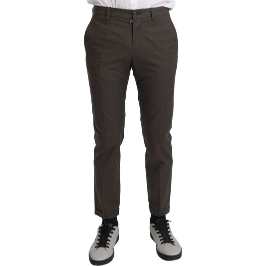 Dolce & Gabbana Elegant Brown Casual Pants Dolce & Gabbana