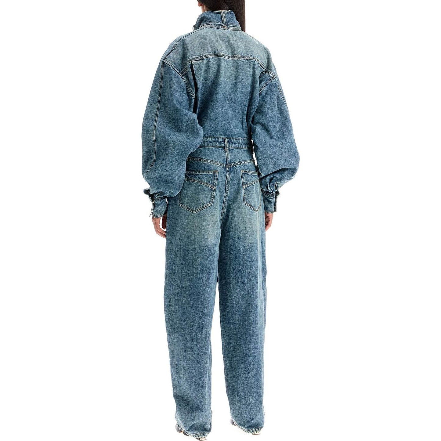 Zimmermann denim illustration overall jumpsuit Jumpsuits Zimmermann