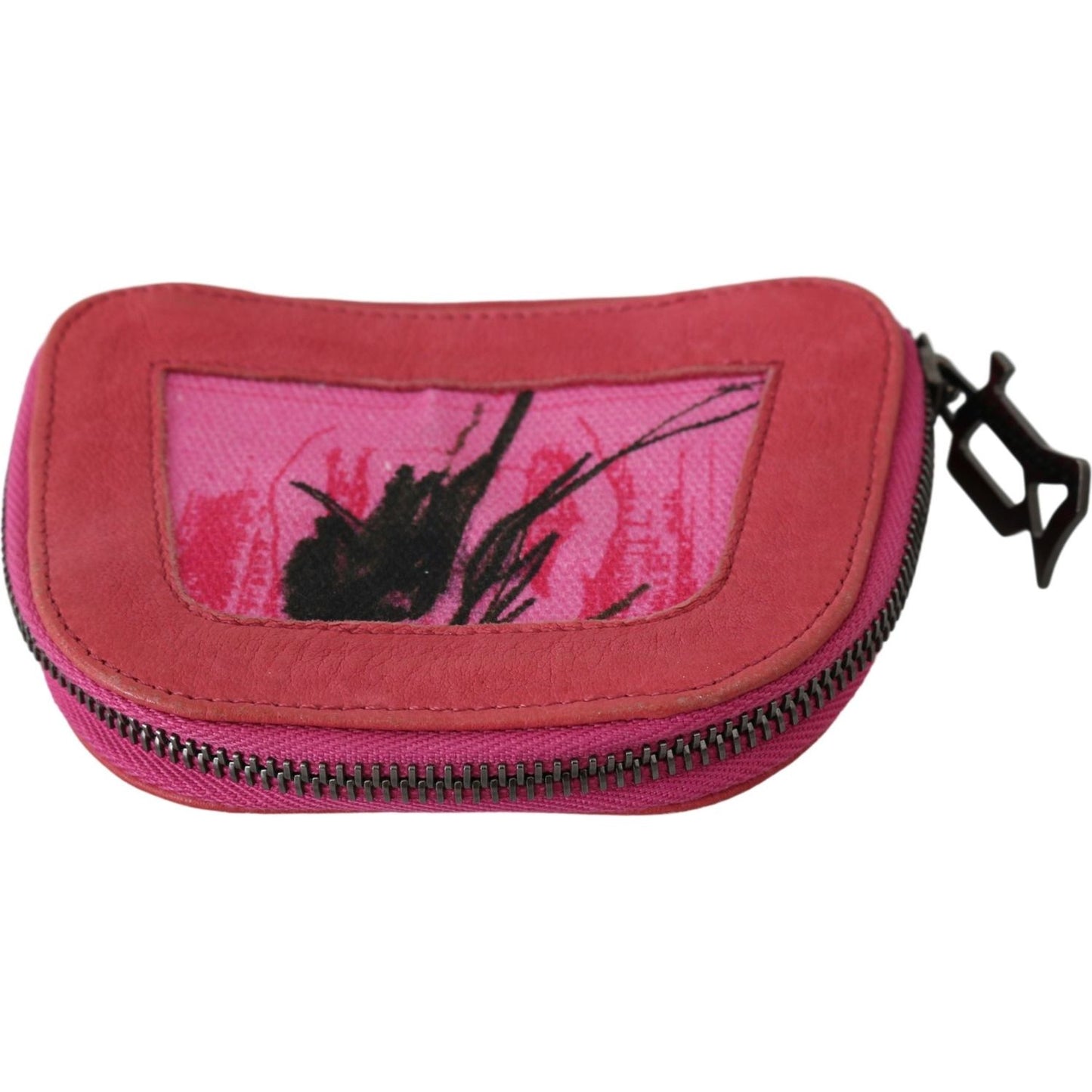 PINKO Elegant Pink Fabric Coin Wallet Purse PINKO