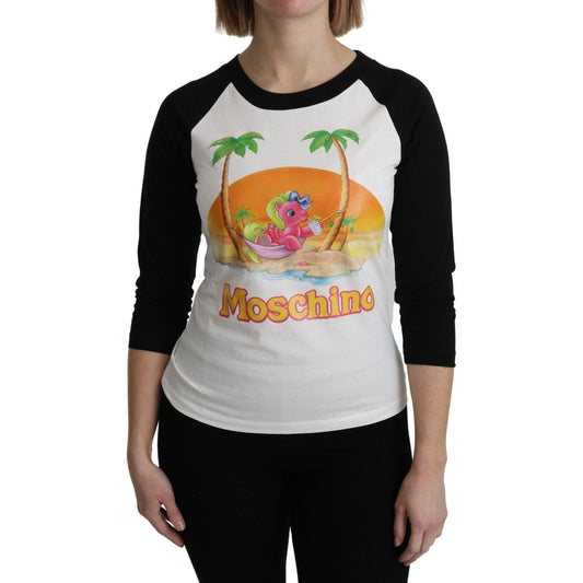 Moschino White Cotton T-shirt My Little Pony Top Tshirt
