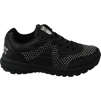 Philipp Plein Black Running Jasmines Sneakers Shoes