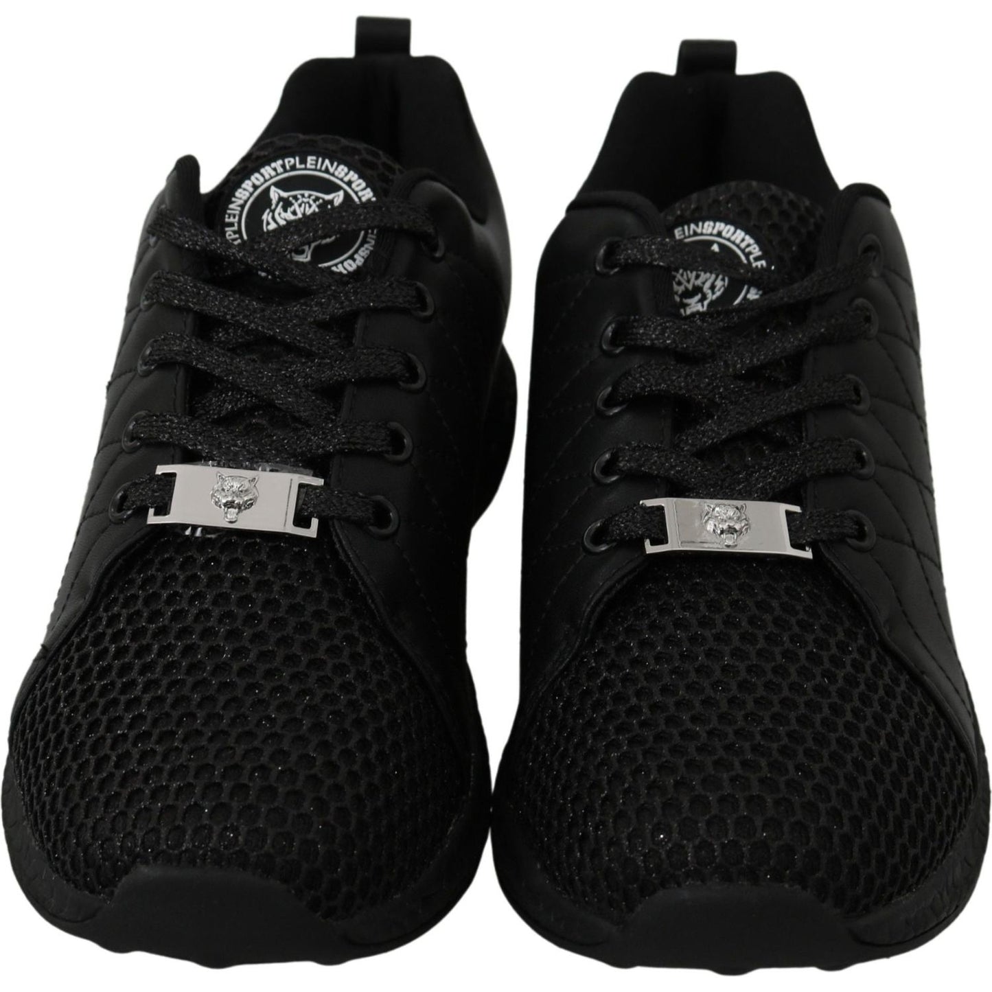 Philipp Plein Black Casual Running Sneakers Shoes