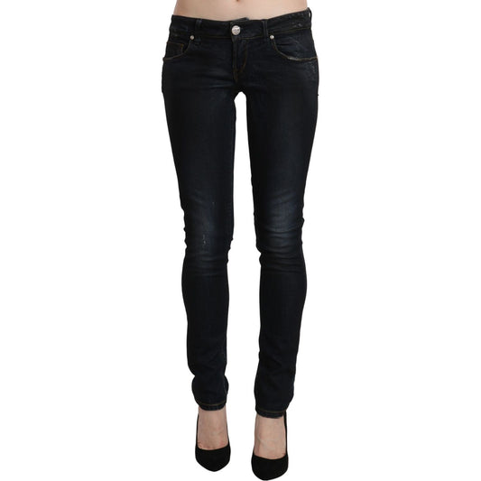 Acht Sleek Black Washed Skinny Jeans Acht