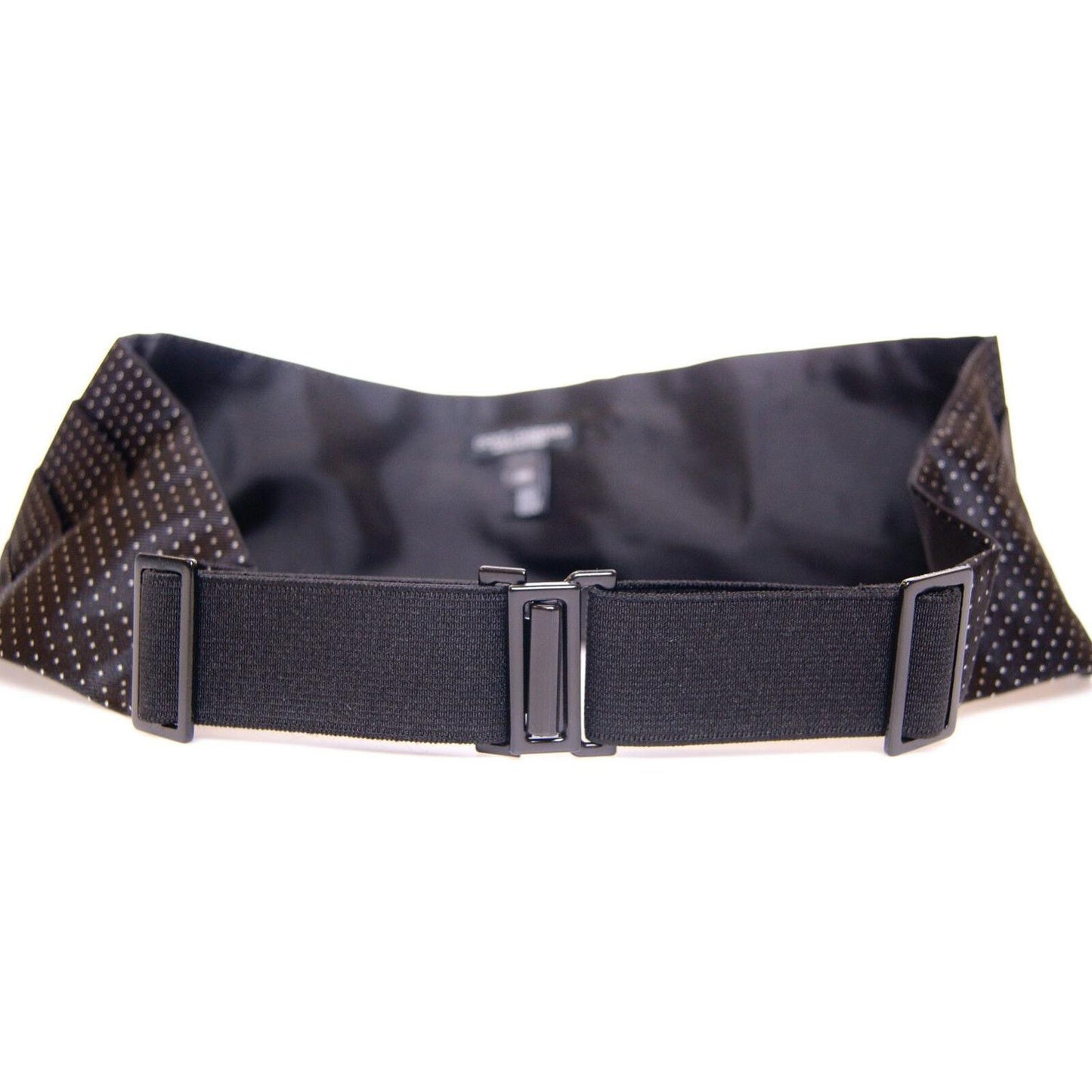 Dolce & Gabbana Black Waist Smoking Tuxedo Cummerbund Belt
