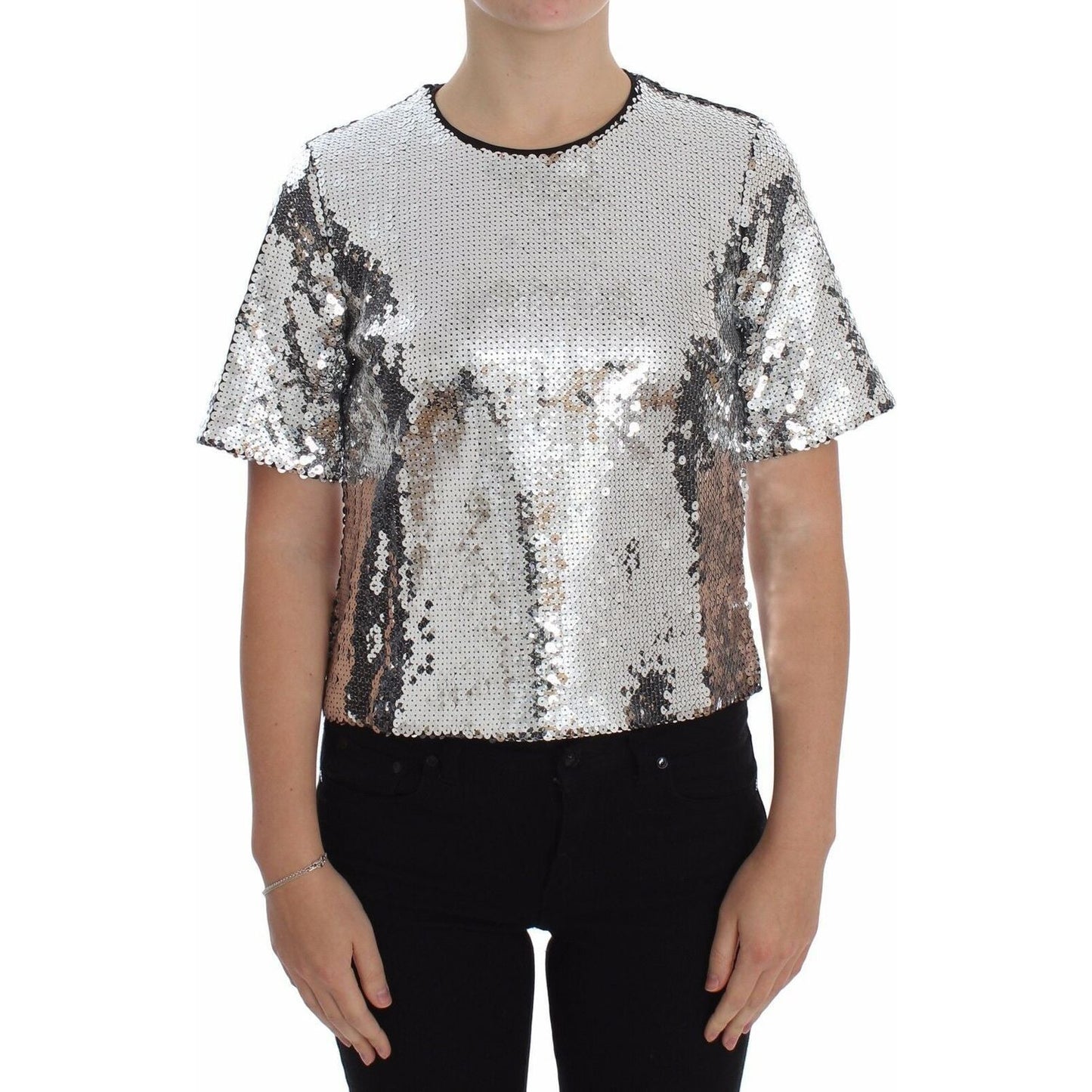 Dolce & Gabbana Sequined Elegance Blouse Dolce & Gabbana