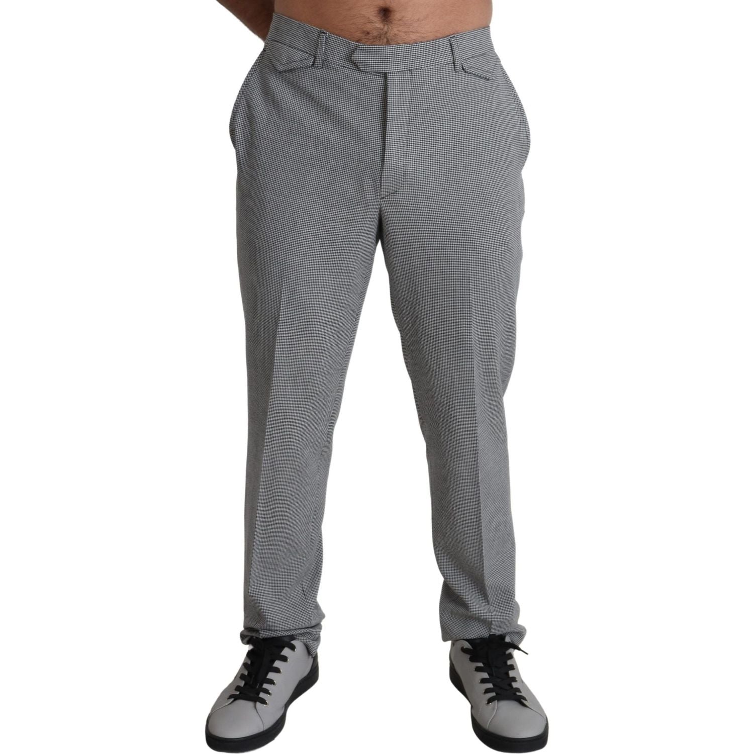 بنطلون رسمي أنيق من الصوف المنقوش من BENCIVENGA