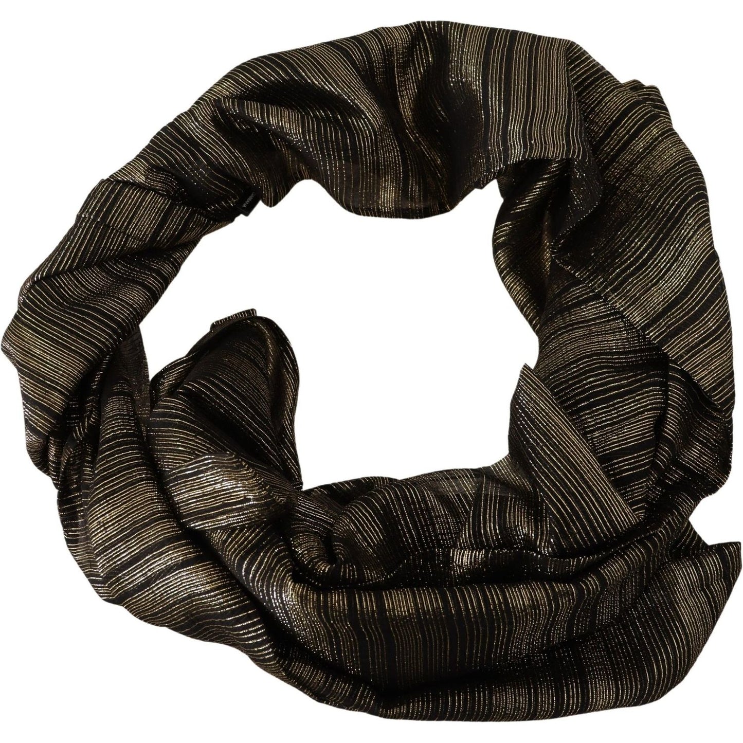 Dolce & Gabbana Elegant Gold Silk Blend Scarf Dolce & Gabbana