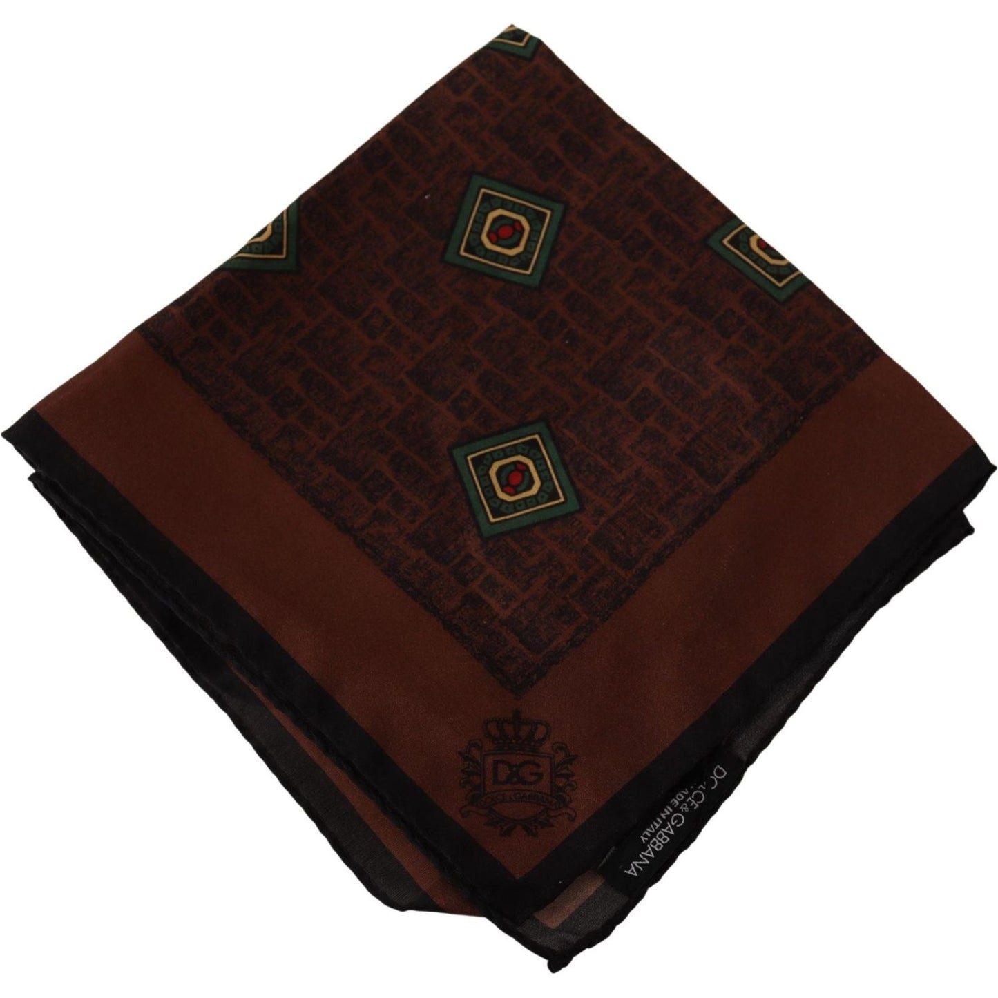 Dolce & Gabbana Elegant Silk Pocket Square Handkerchief Dolce & Gabbana