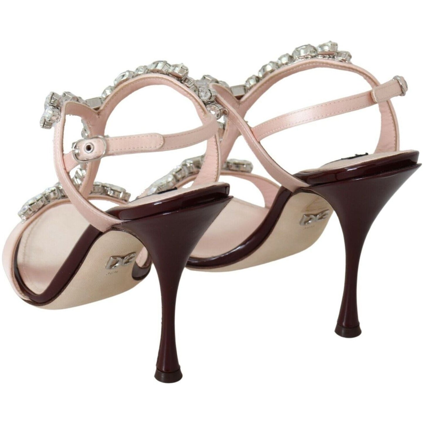 Dolce & Gabbana Crystal-Embellished Stiletto Sandals Dolce & Gabbana