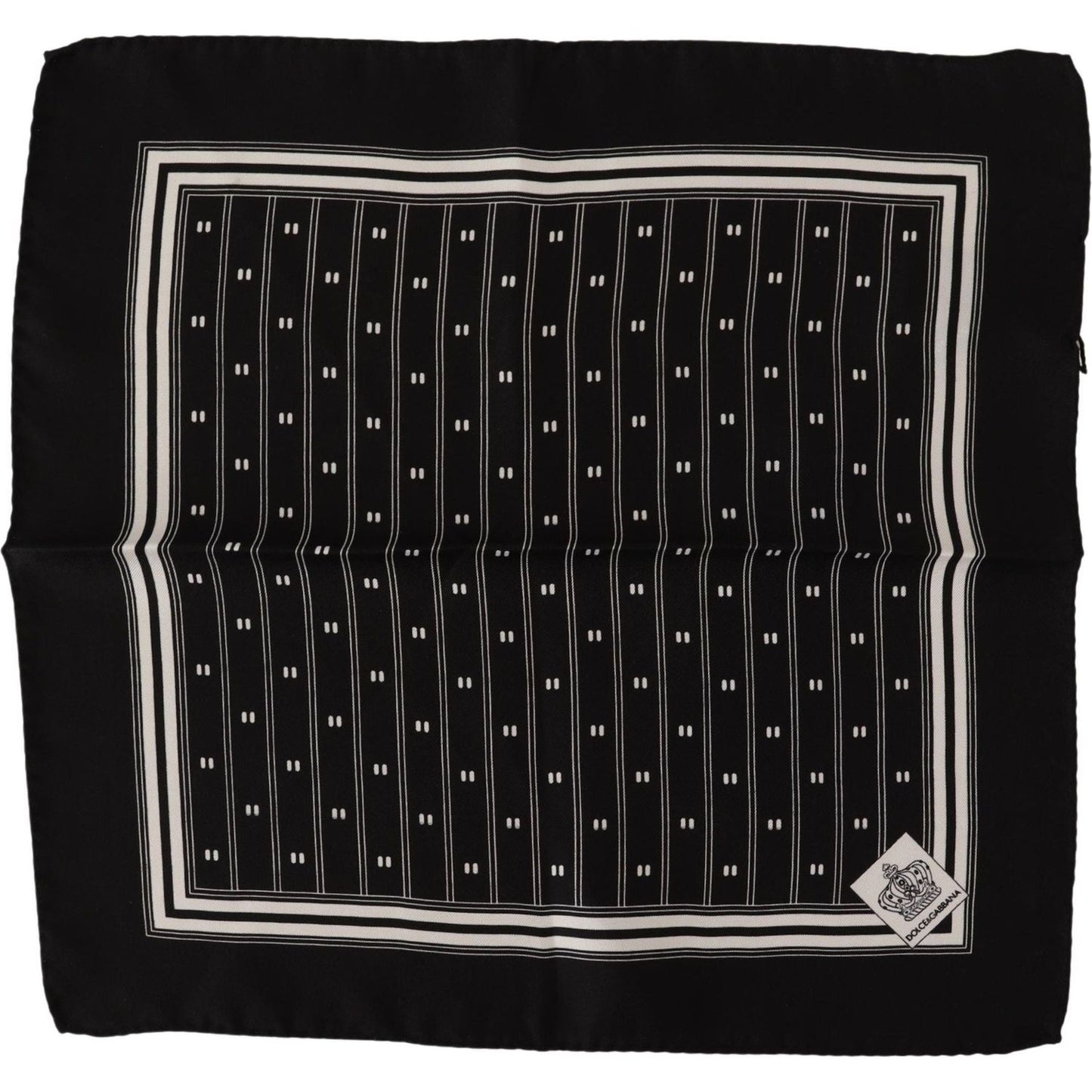 Dolce & Gabbana Elegant Silk Pocket Square Handkerchief Silk Scarves Dolce & Gabbana