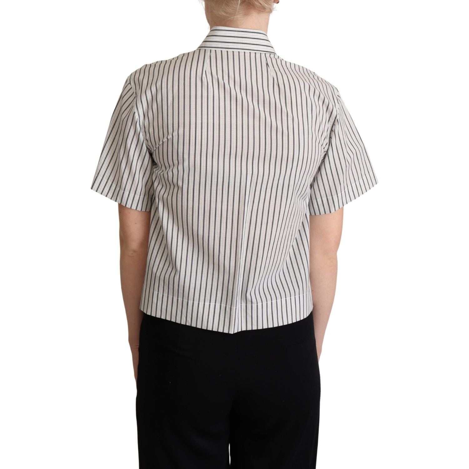 时尚单色条纹 Polo 衫